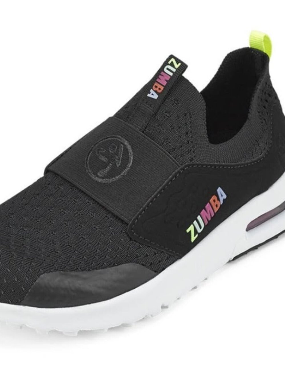 Zumba Air Slip-on - Black with Multicolor Logo